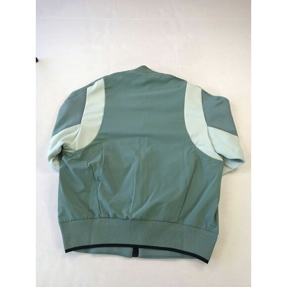 Adidas FK1035 Women's Sz Large USA Volleyball Green Varsity Bomber Jacket $100+ - Picture 3 of 11